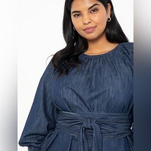 Eloquii denim top